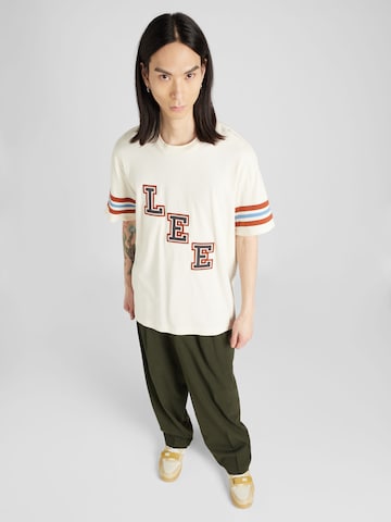 Lee T-shirt i beige