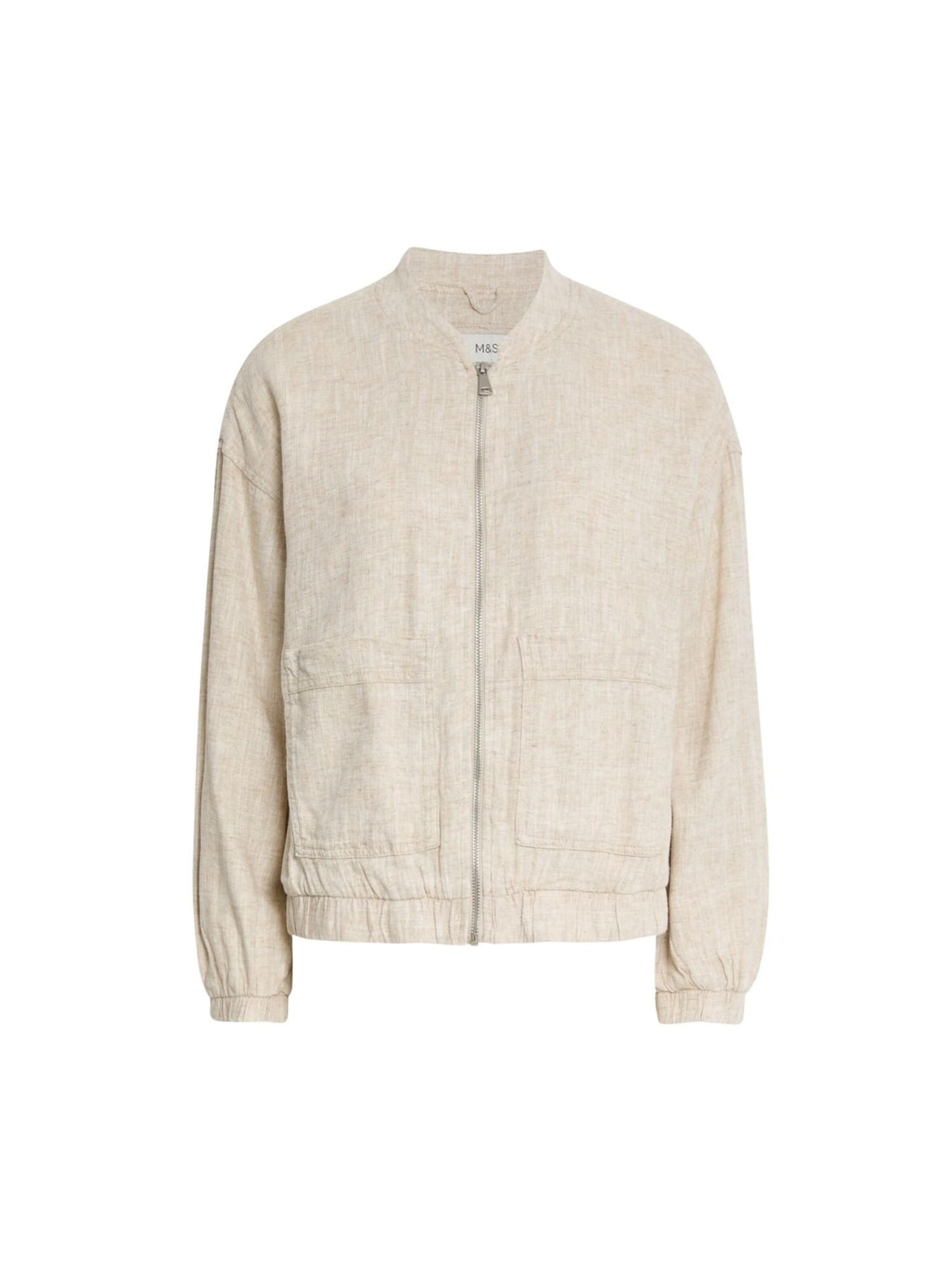Marks & Spencer Between-season jacket in Beige: front