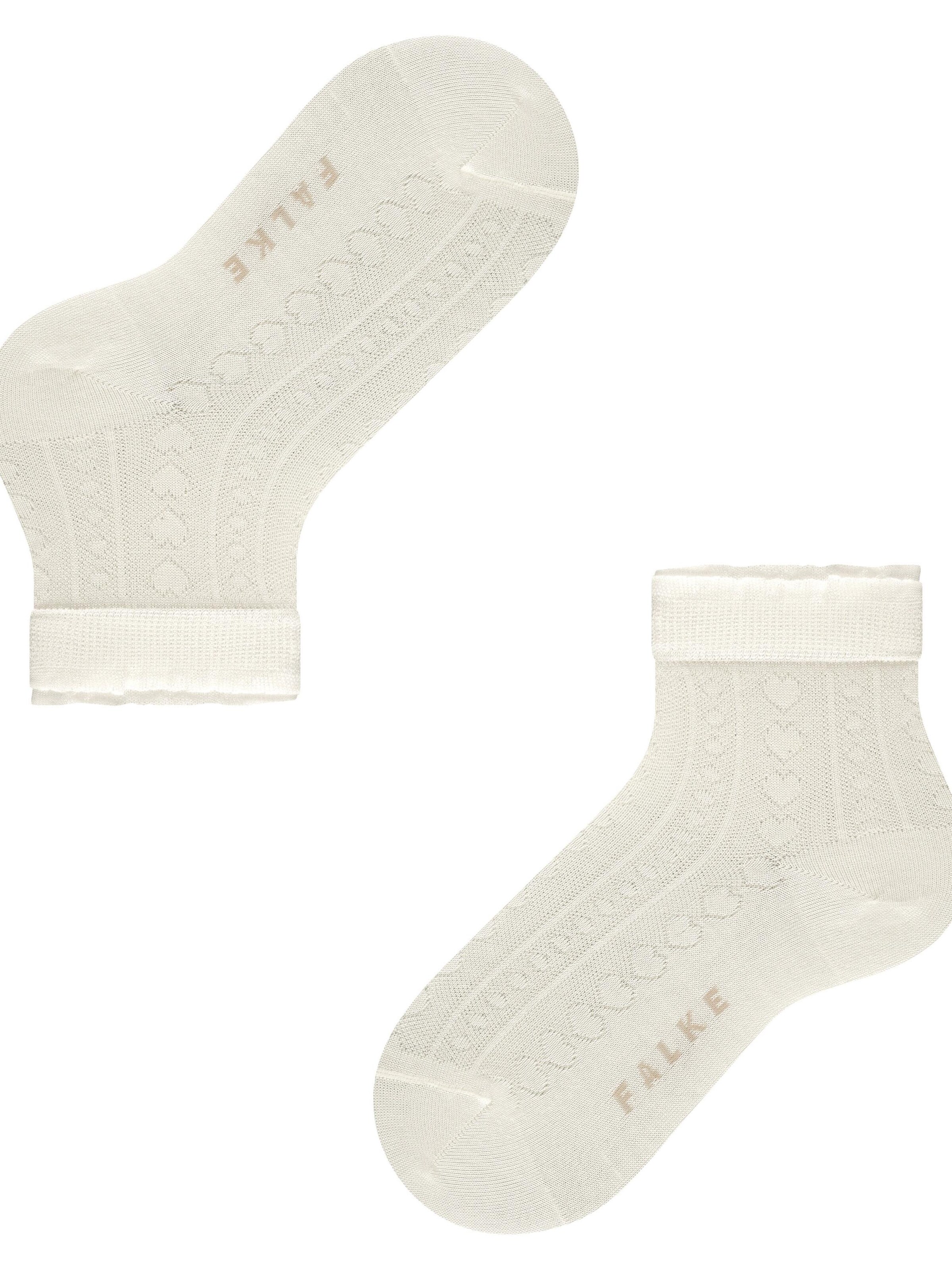 FALKE Socks 'Romantic Net' in White