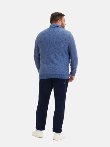 TOM TAILOR Men + Sweater in Blue
