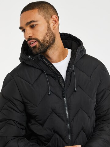 Threadbare Übergangsjacke 'Sandey' in Schwarz