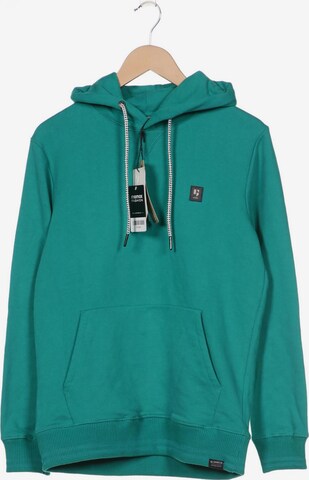 GARCIA Sweatshirt & Zip-Up Hoodie in S in Green: front