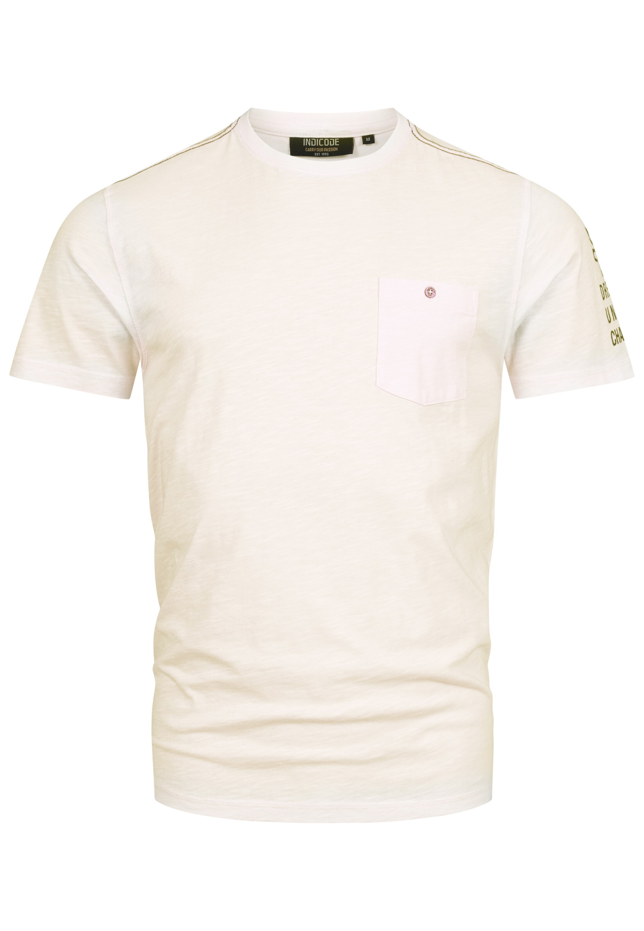 INDICODE JEANS Shirt 'Bjorn' in Beige: front