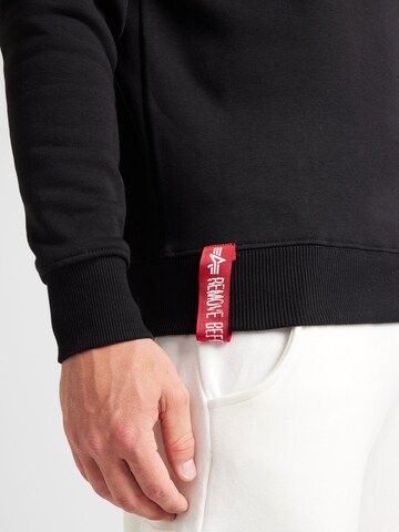 ALPHA INDUSTRIES Sweatshirt in Schwarz