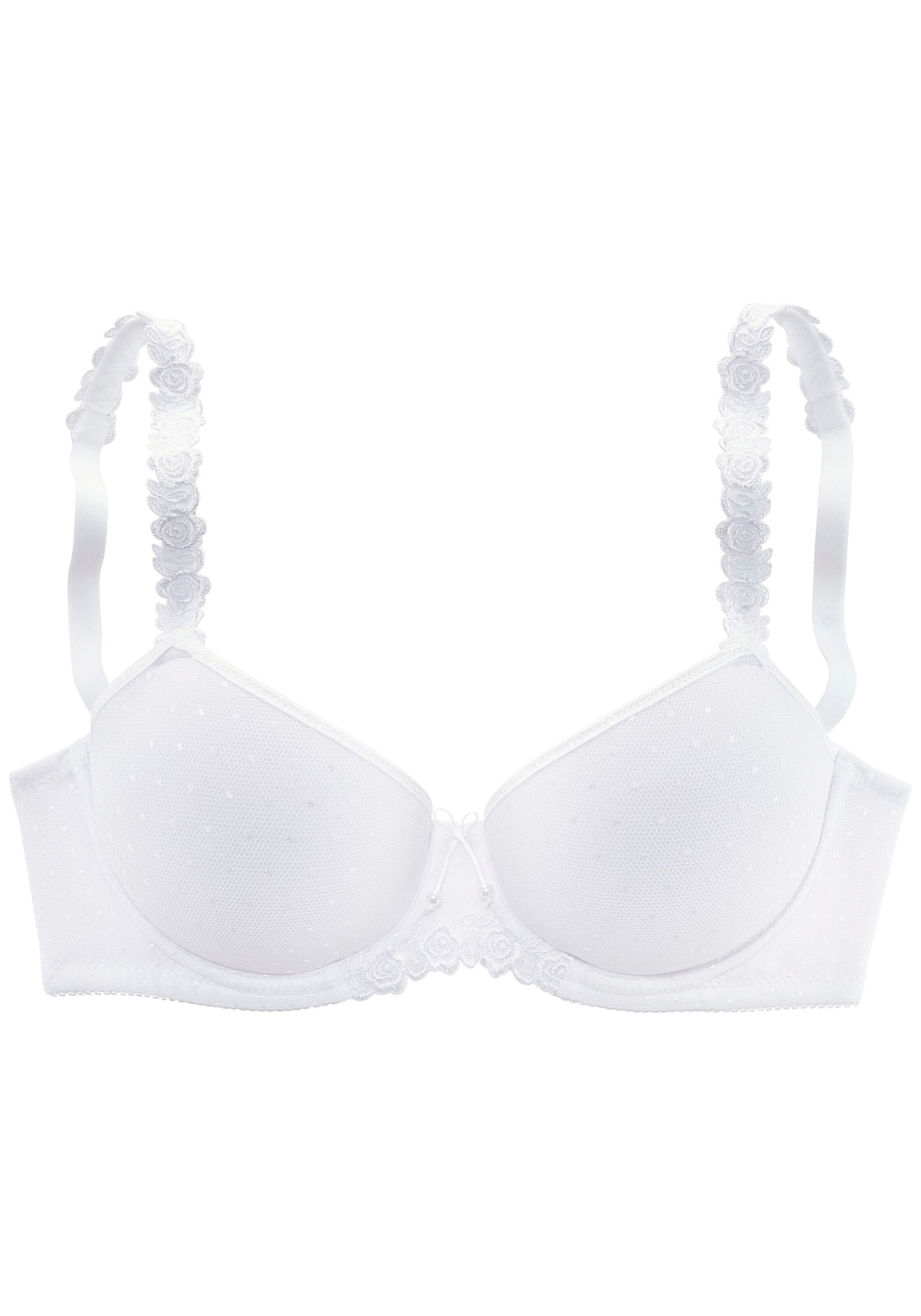 LASCANA Bra in White: front