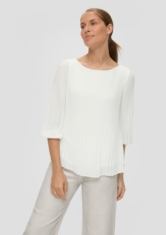 s.Oliver BLACK LABEL Blouse in White: front