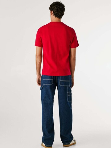 Maglietta 'Contrast Connor' di Pepe Jeans in rosso