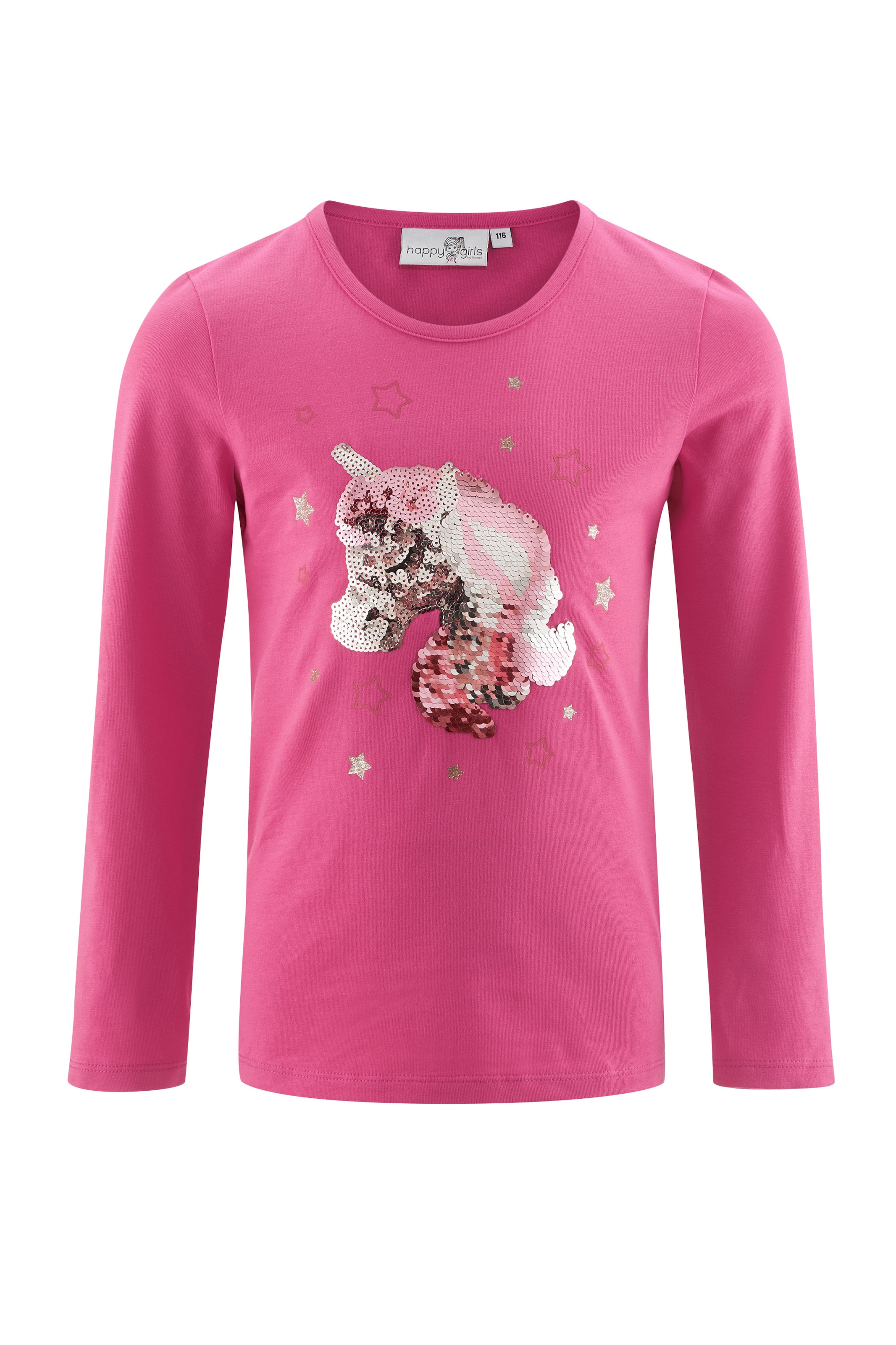 happy girls Shirt in Pink: front