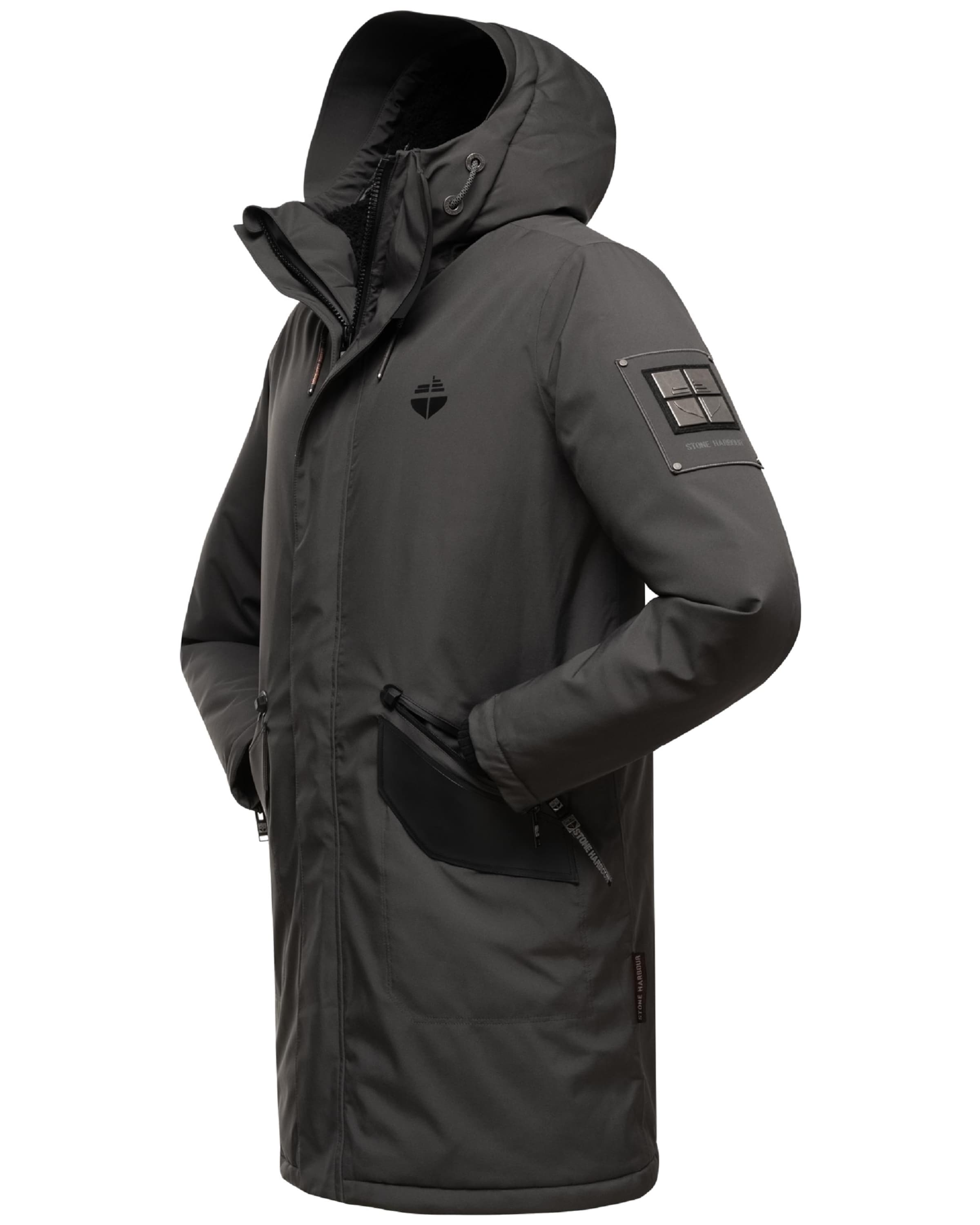 STONE HARBOUR Zimná parka 'Ragaan' - Sivá