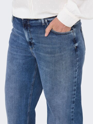 ONLY Carmakoma Wide leg Jeans 'CARRadison' in Blue