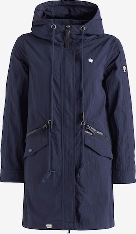 khujo Between-Seasons Parka 'Nephele' in Blue: front