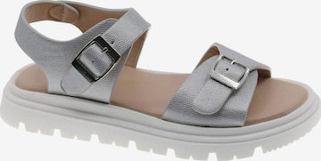Beppi Sandale in Silber: Vorderseite