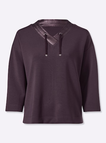 Sweat-shirt heine en violet