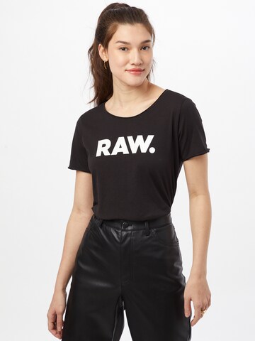 T-shirt G-Star RAW en noir : devant