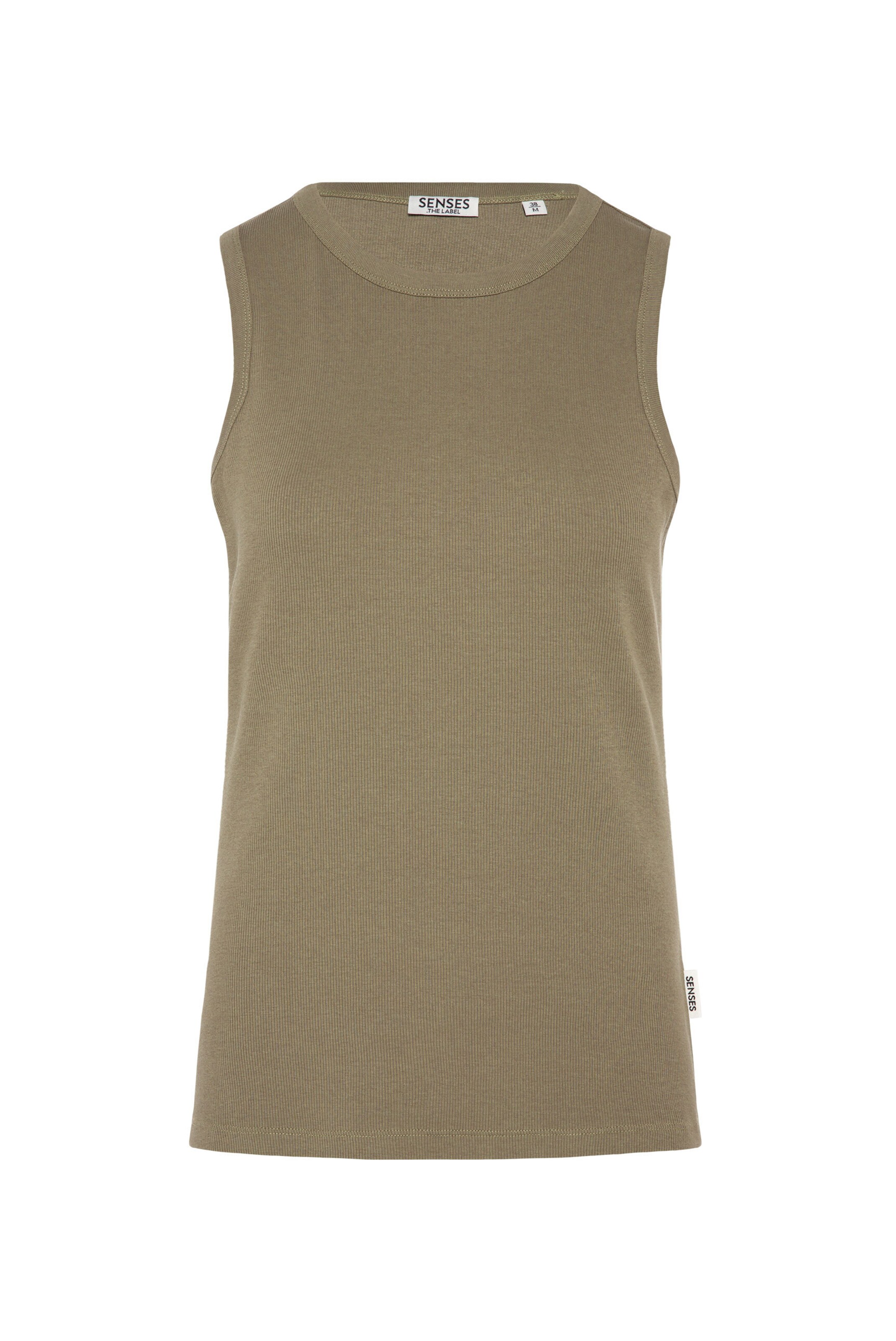 SENSES.THE LABEL Top in Grün: Vorderseite