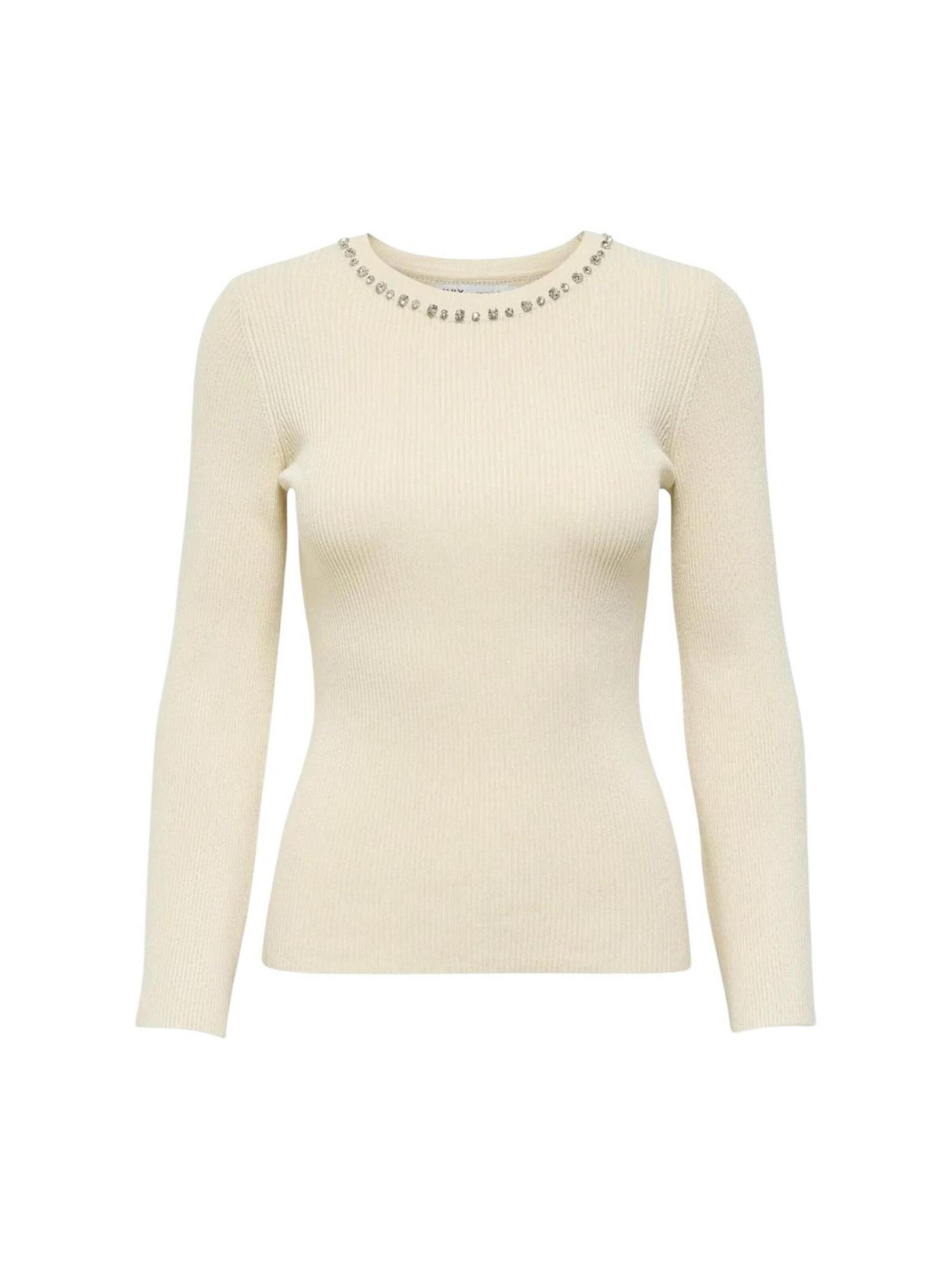 Pullover 'ONLNATASCHA' di ONLY in beige: frontale