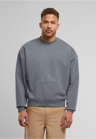 DEF Sweatshirt 'Trust Issues' in Grau