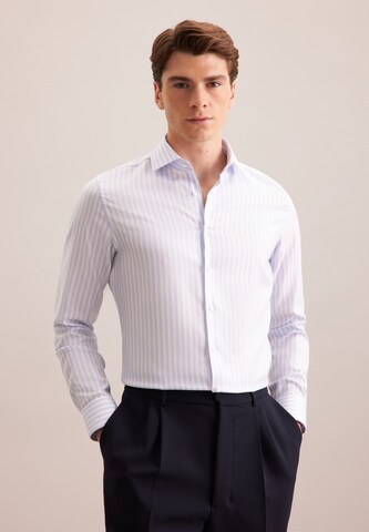 Coupe regular Chemise business 'SMART CLASSICS' SEIDENSTICKER en bleu : devant