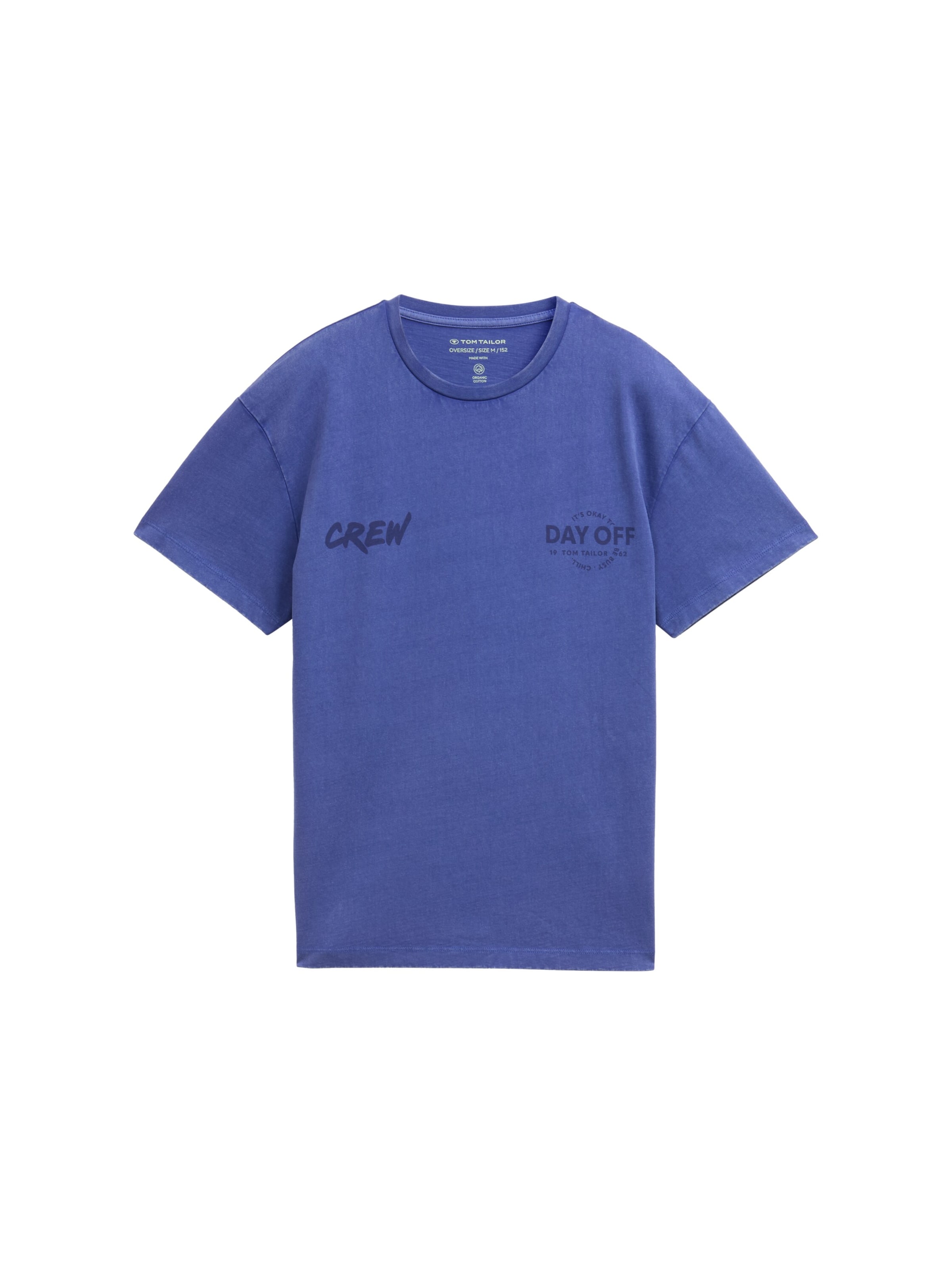 TOM TAILOR Shirt in Blue: front