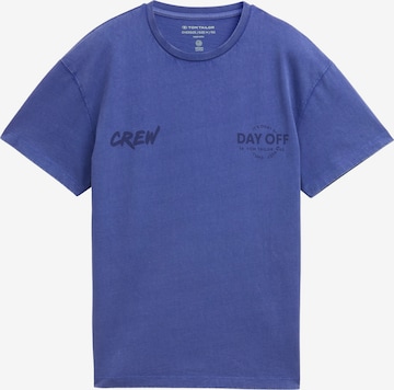 TOM TAILOR T-Shirt in Blau: Vorderseite