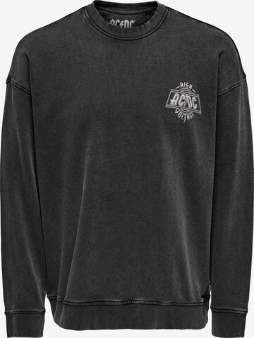 Only & Sons Sweatshirt in Black: front