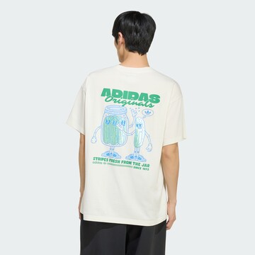 ADIDAS ORIGINALS T-Shirt 'Gurken' in Weiß: Vorderseite