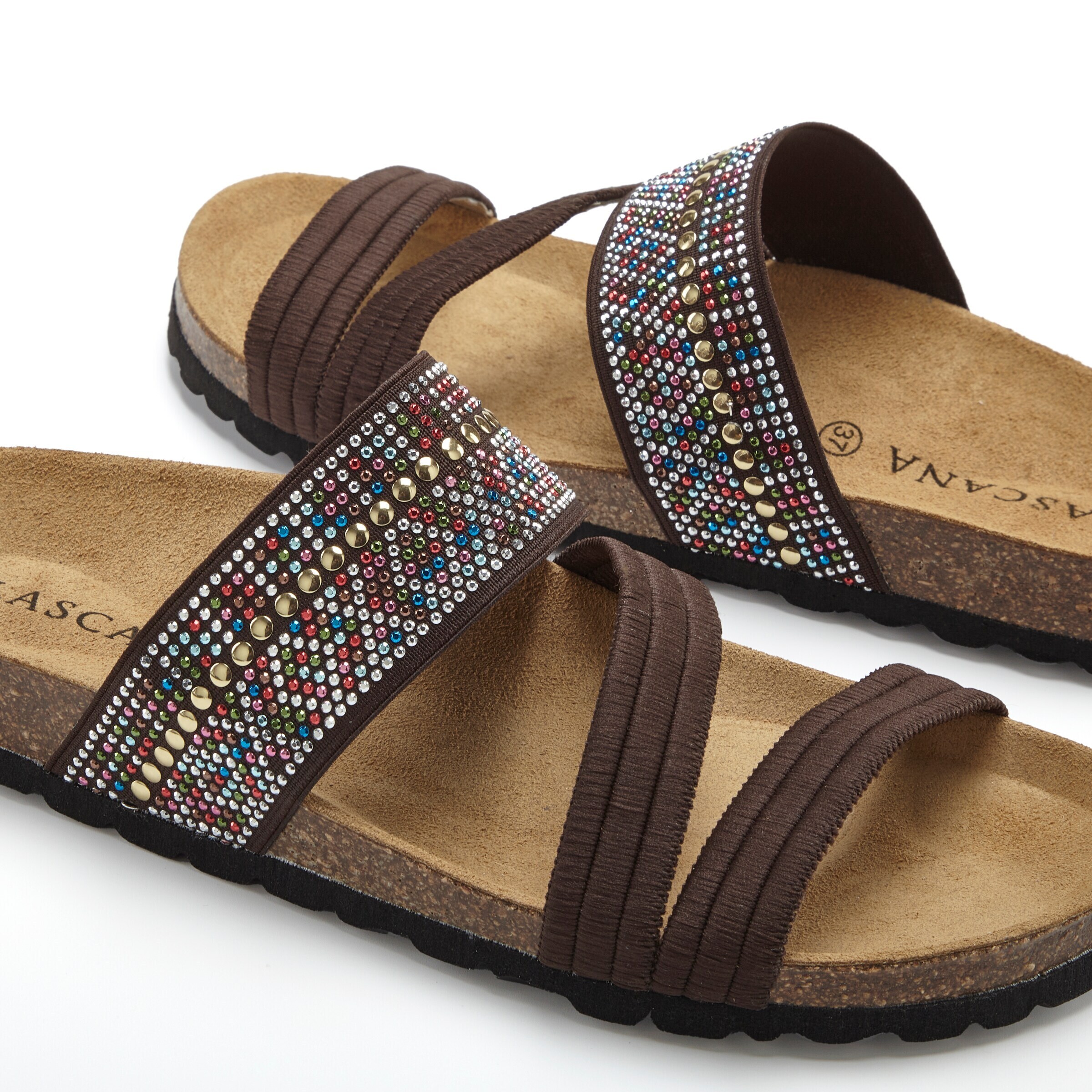 LASCANA Pantolette in Braun