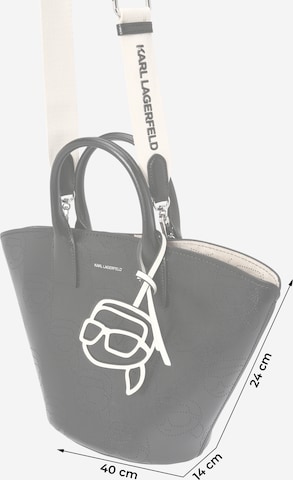 Borsa a mano 'IKONIK 2.0' di Karl Lagerfeld in nero