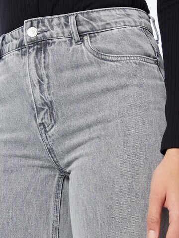 LMTD Wide Leg Jeans 'GRIZZA' in Grau