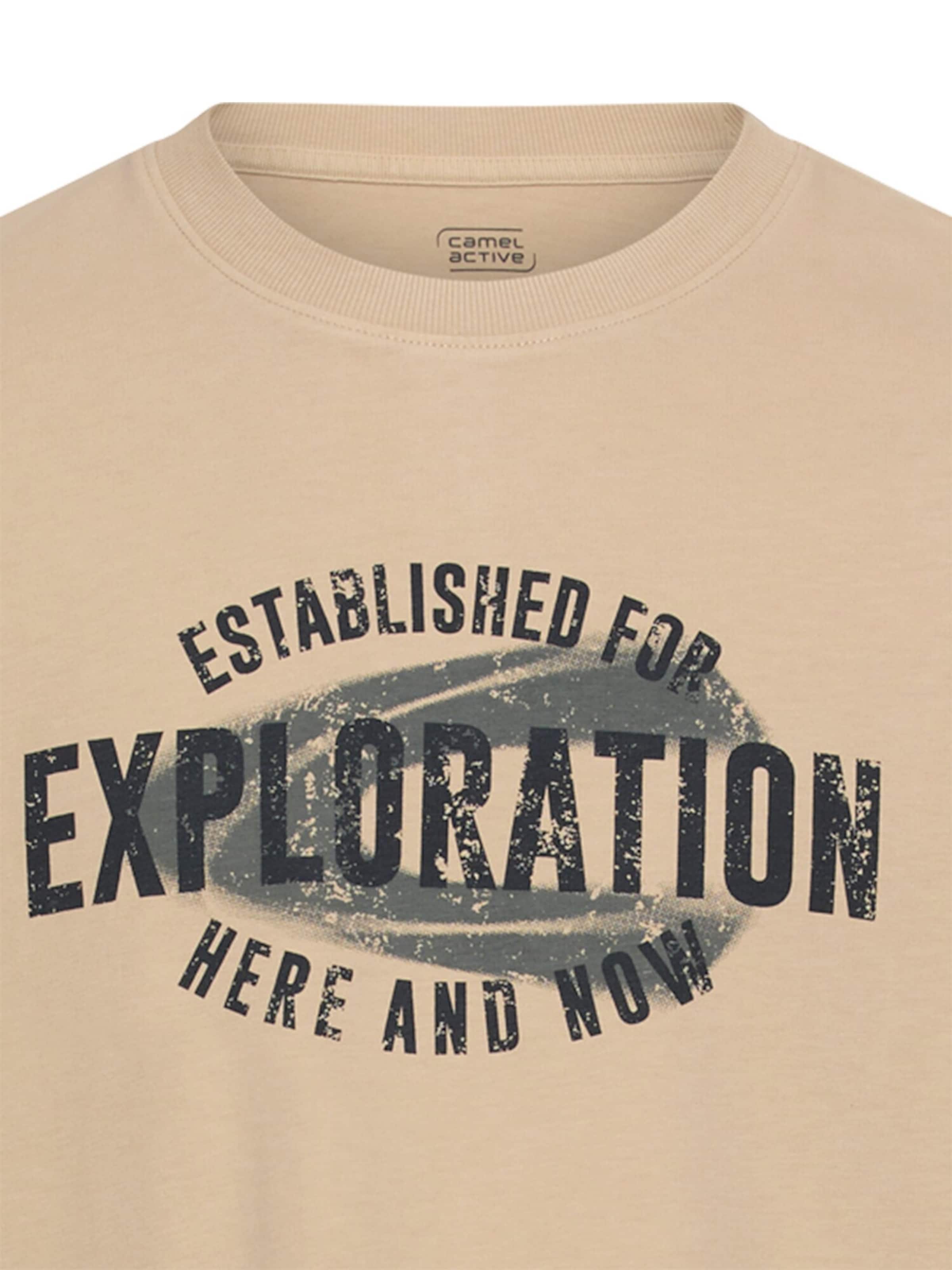CAMEL ACTIVE T-shirt i beige