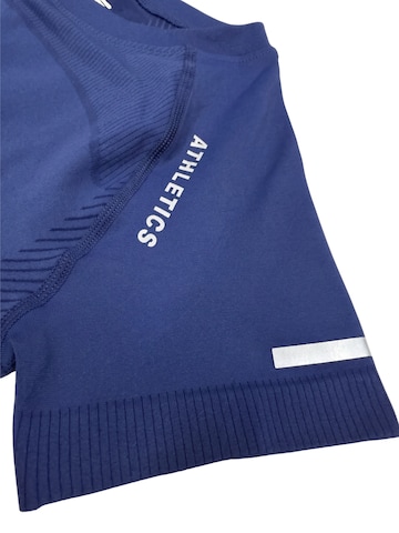 T-shirt fonctionnel 'Wulibike Damen Radsport-Shirt Tight-Fit Kompressionsoberteil' WULIBIKE en bleu