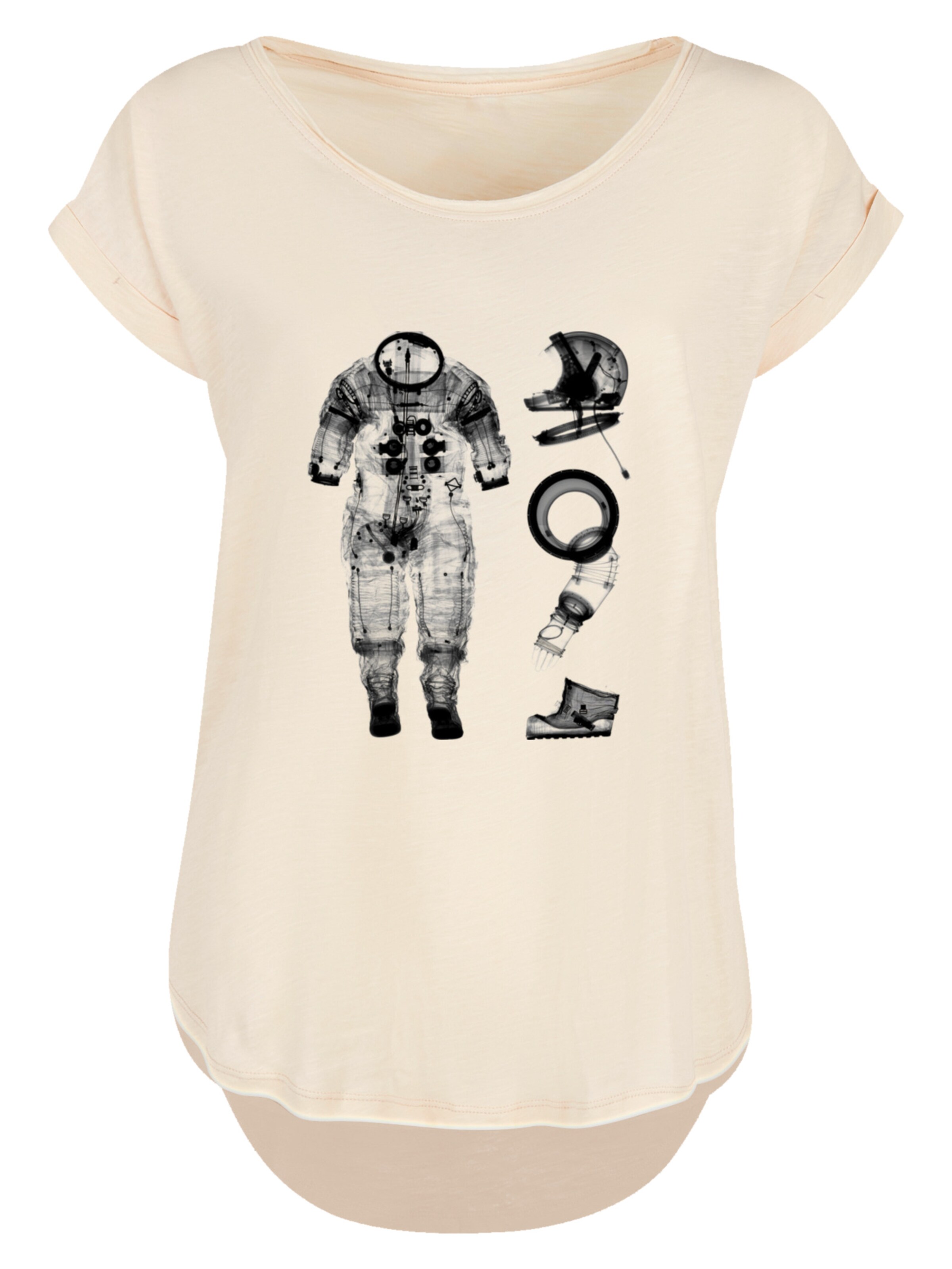 F4NT4STIC T-Shirt 'Nasa' in sand, Produktansicht