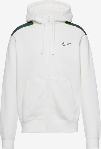 Nike Sportswear Sweatjacke in Weiß: predná strana
