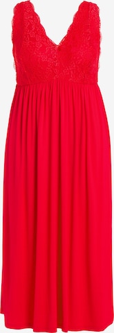 Ulla Popken Nightgown in Red: front