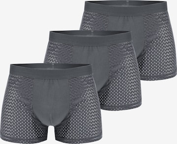ALLTHEMEN Boxer shorts 'Freiraum' in Grey: front