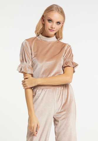 myMo at night Shirt in Beige: predná strana