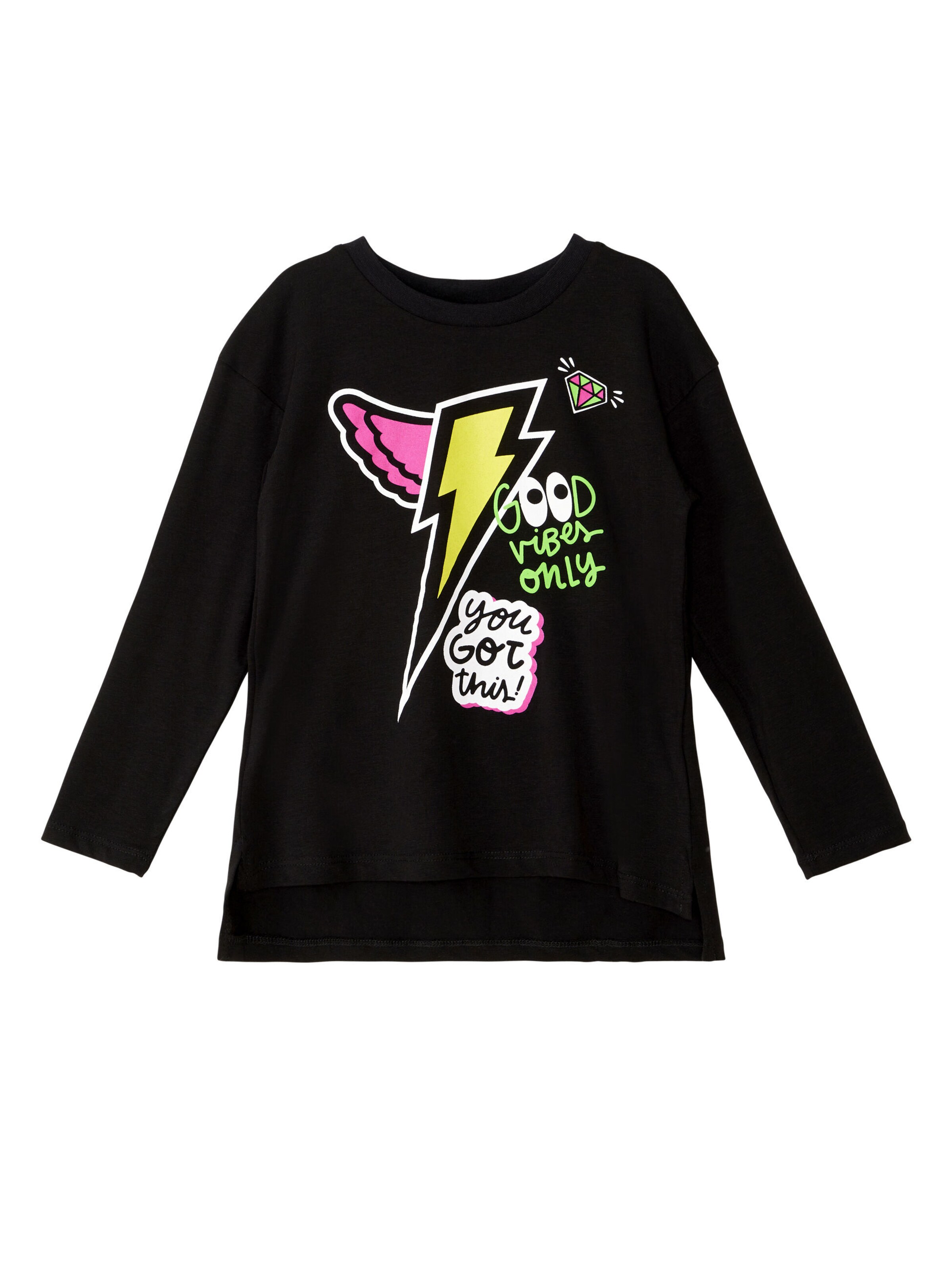 Set 'Good Vibes' di Denokids in nero