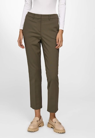 St. Emile Slim fit Pants in Green: front