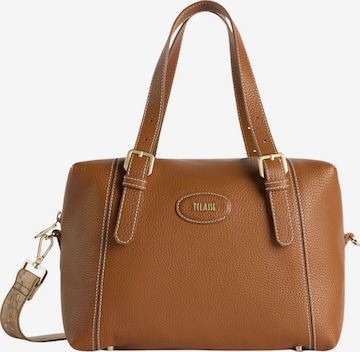 Borsa a spalla di Alviero Martini in marrone: frontale