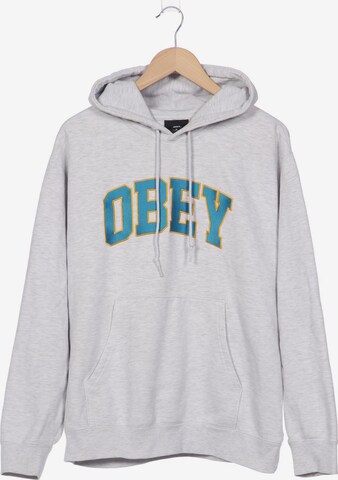 Obey Kapuzenpullover M in Grau: predná strana