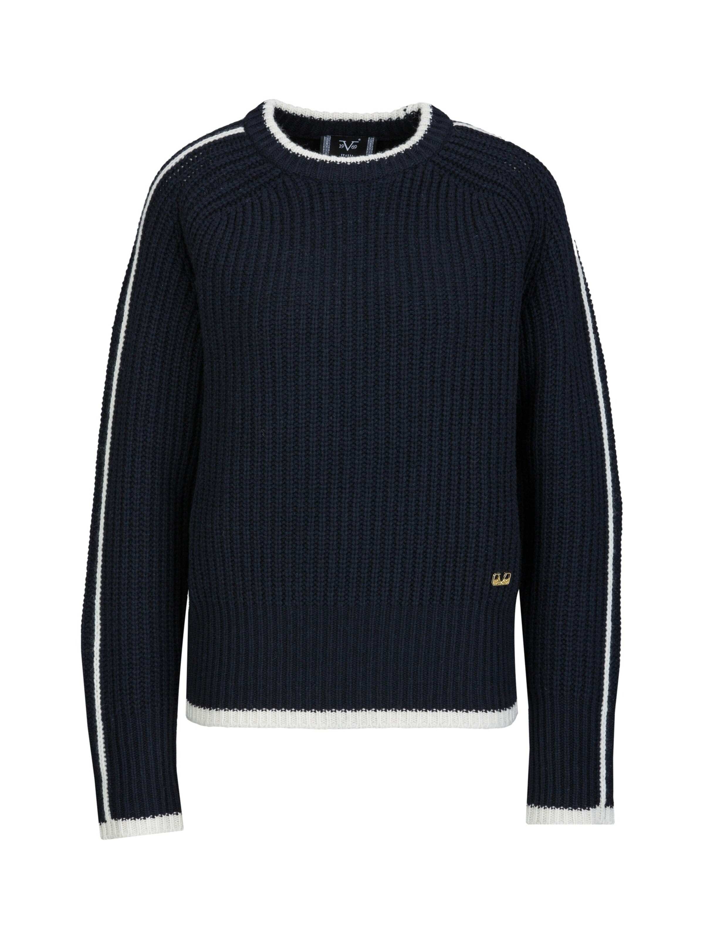 19V69 ITALIA Sweater 'Aloe' in Blue: front