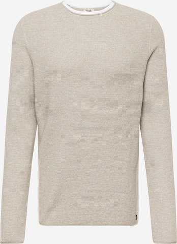 TOM TAILOR DENIM Sweater in Grey: front