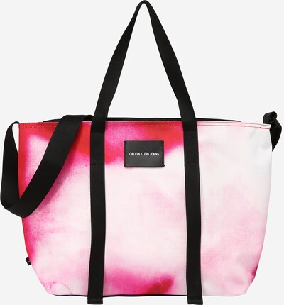 Shopper 'MARBLE' Calvin Klein Jeans di colore rosa / rosso / bianco, Visualizzazione prodotti