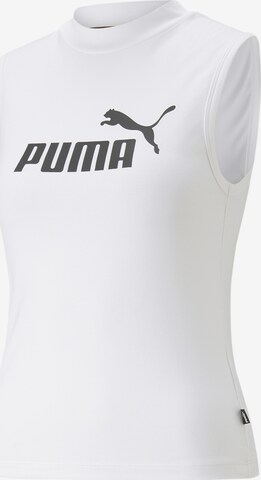 Haut de sport PUMA en blanc : devant