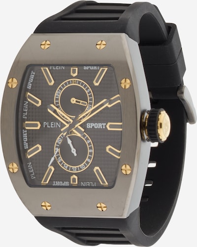 Analoginis (įprasto dizaino) laikrodis iš Plein Sport, spalva – tamsiai pilka / juoda, Prekių apžvalga