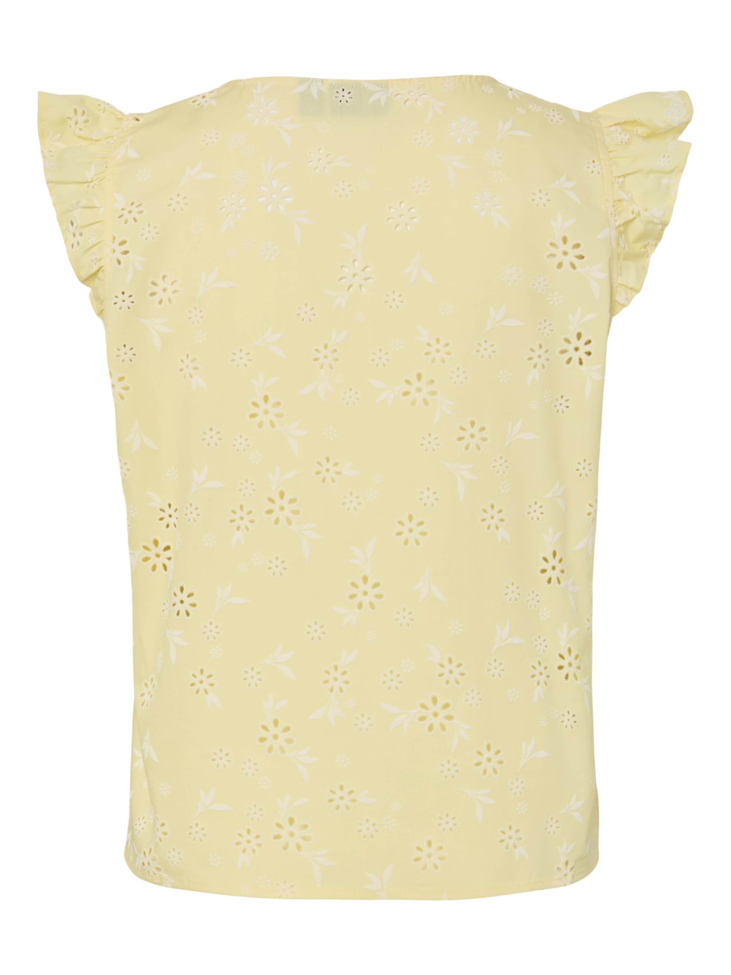 PIECES Bluse 'PCBanna' i gul