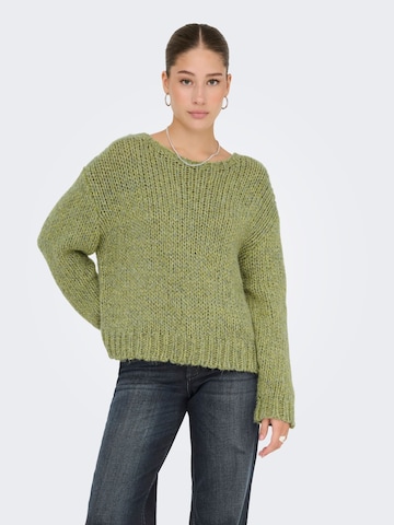 ONLY Pullover 'ONLMille' in Grün: Vorderseite