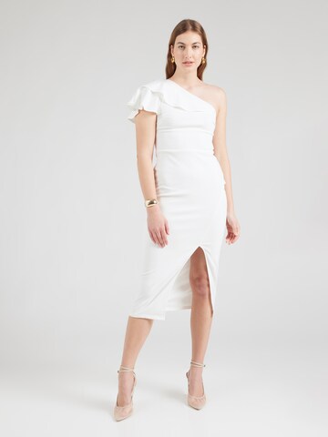 Lipsy Dress in White: front