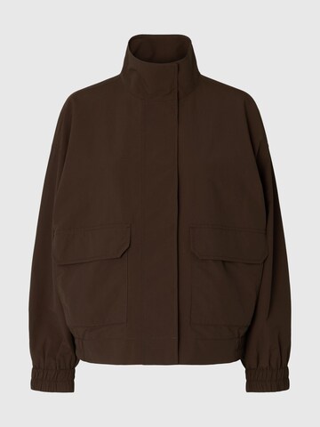 SELECTED - Chaqueta de entretiempo en marrón: frente
