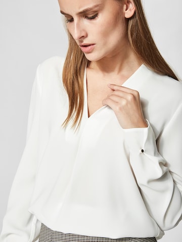 Selected Femme Petite Blouse 'LUNA' in White